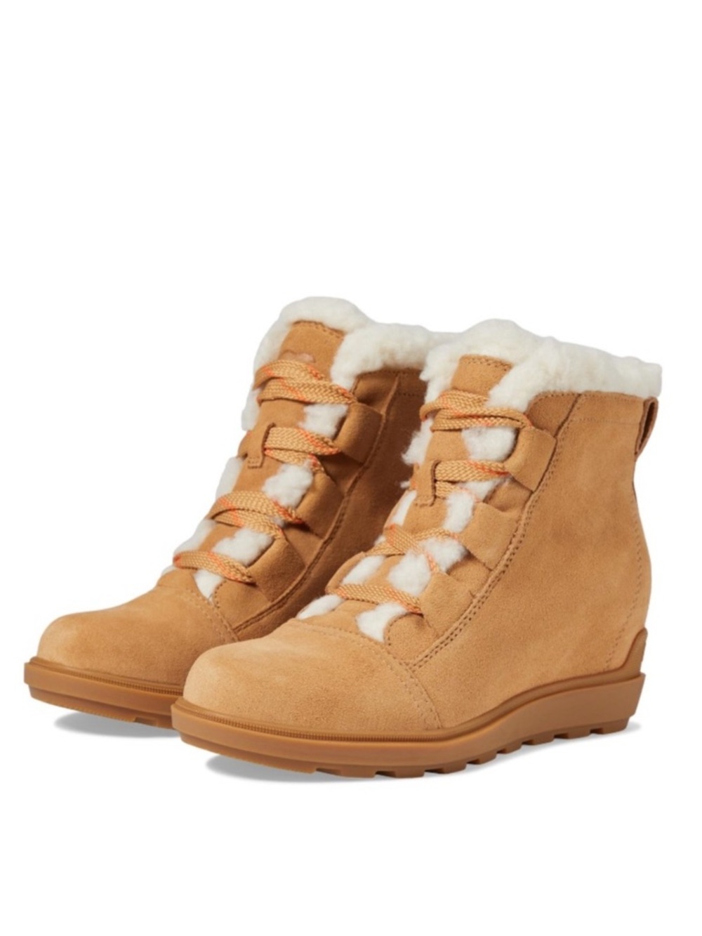 SOREL  Evie™ II Lace Up Boot Waterproof Suede Ankle Women’s Size 12 NWT - Picture 3 of 8